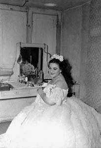 Maria Callas in "La Traviata", Parma, 1951 da Unbekannt Unbekannt